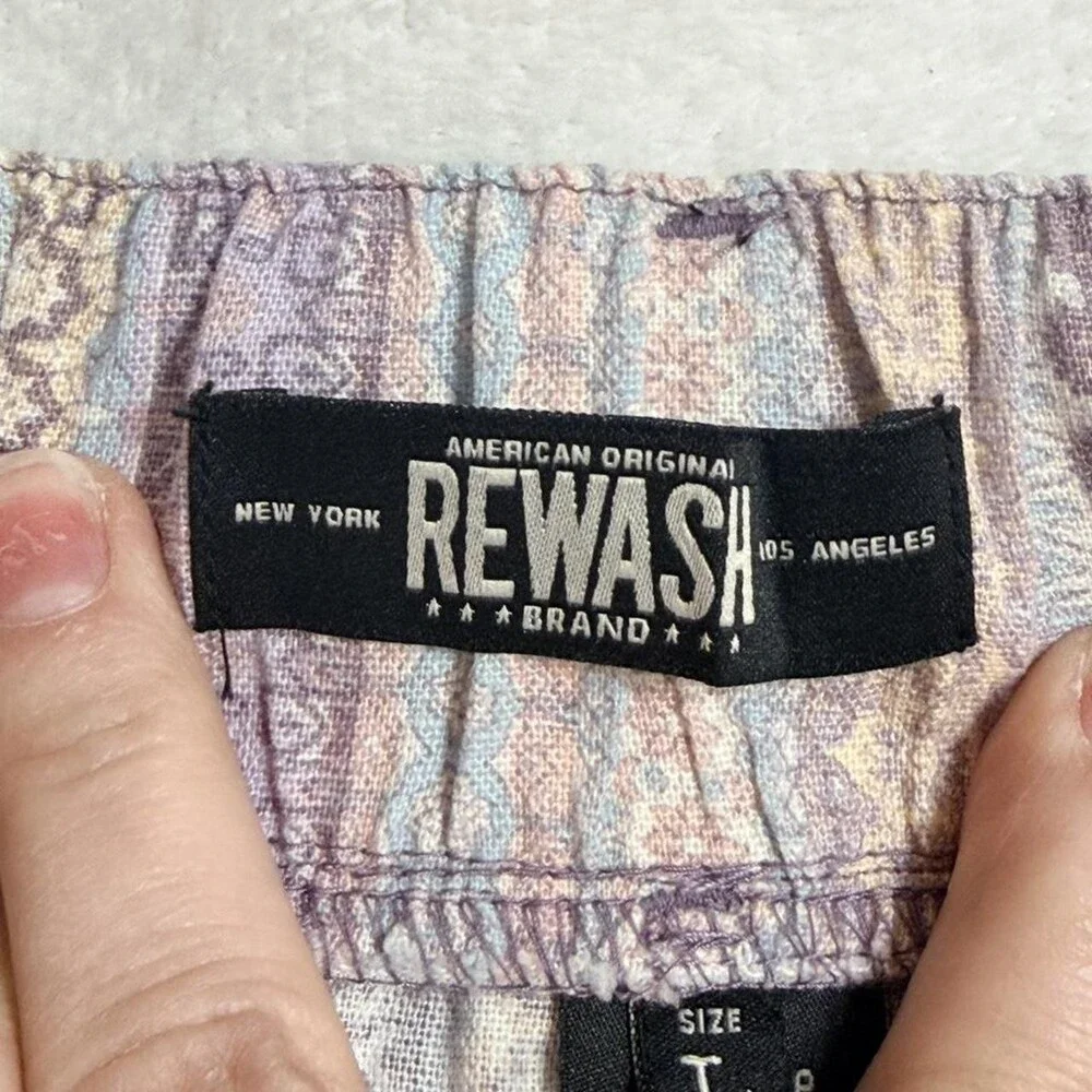 Boho Tassel Hem Micro Shorts large - Picture 5 of 6